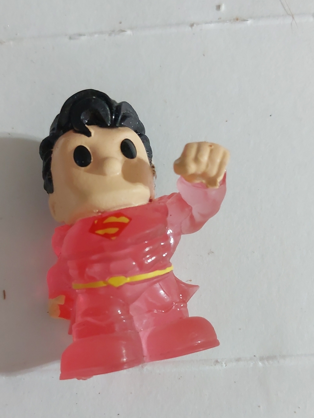 DC Comics Mini Superman Figure in Pink and Black